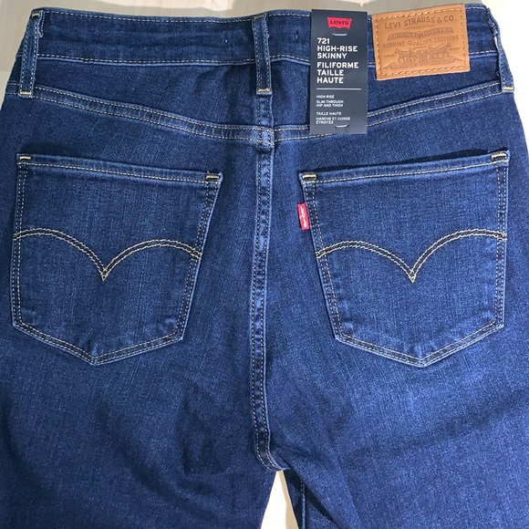 LEVI’S 721 HIGH RISE SKINNY JEANS w/ Sculpt - Picture 8 of 11